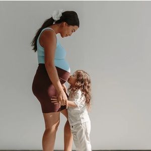 Women's Brown Bike Shorts